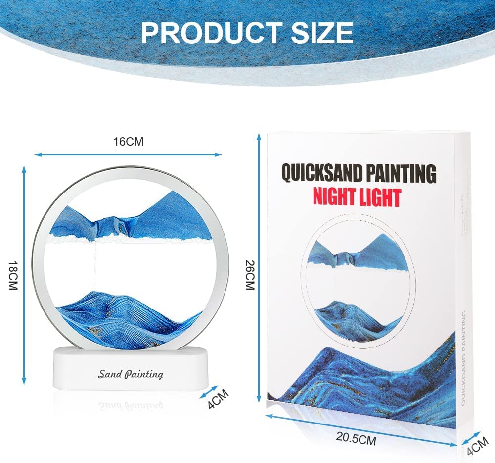 Rotating Sand Art Lamp