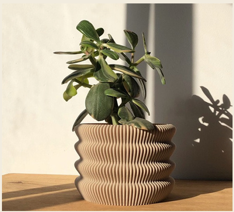 Contour – 3D Printed Curved Pot