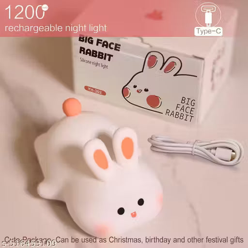Big Face Rabbit Night Light