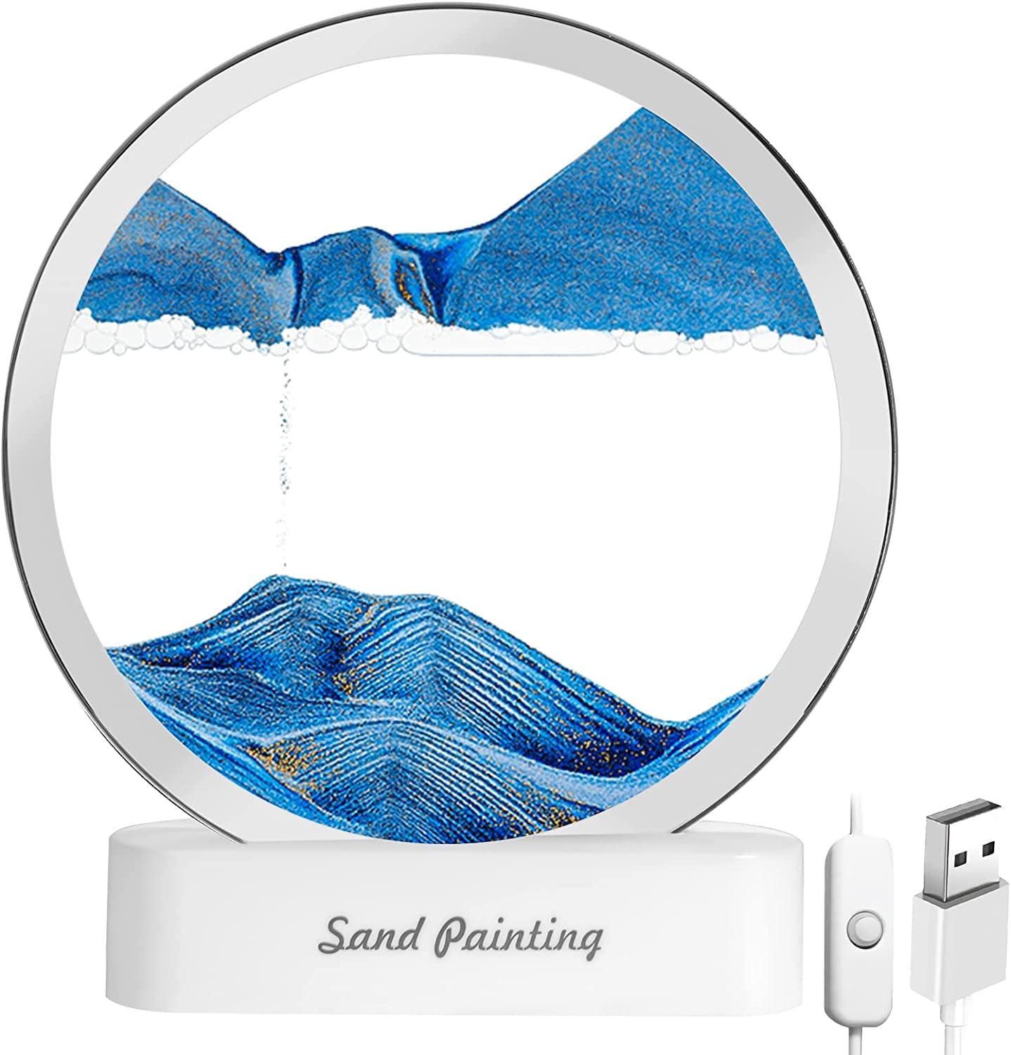 Rotating Sand Art Lamp