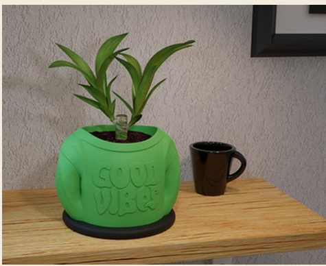 Uplift – 3D Printed Positive Vibes Planter