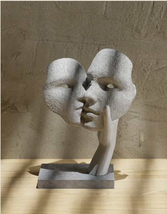 Facethem – 3D Printed Abstract Sculpture