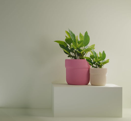 Truco Pot – 3D Printed Grooved Planter